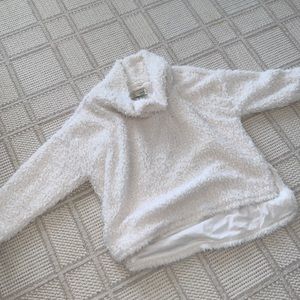 Anthropologie Sherpa cowl neck sweater